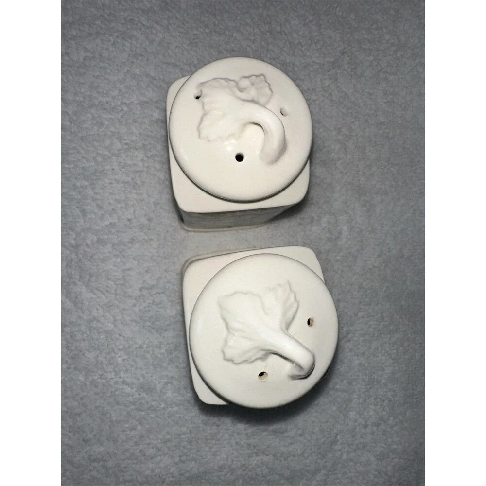 Ivy Ceramic Salt And Pepper Shaker Set Made In Japan